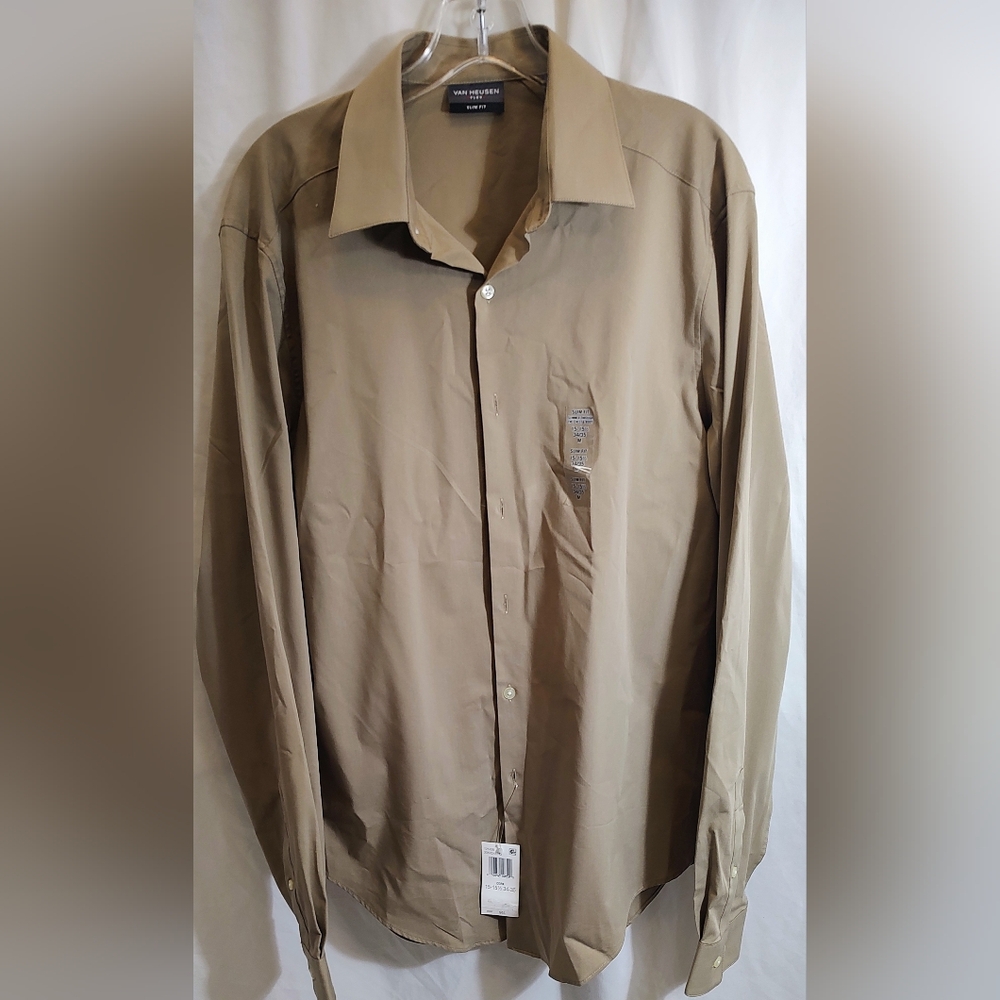 Van Heusen Classic Beige Dress Shirt
